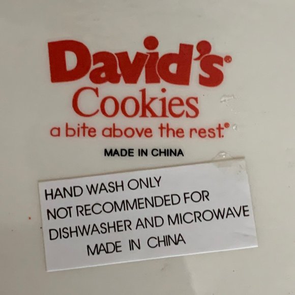 David's Cookies Collectible Red Cookie Jar Ceramic Purse - Picture 9 of 10